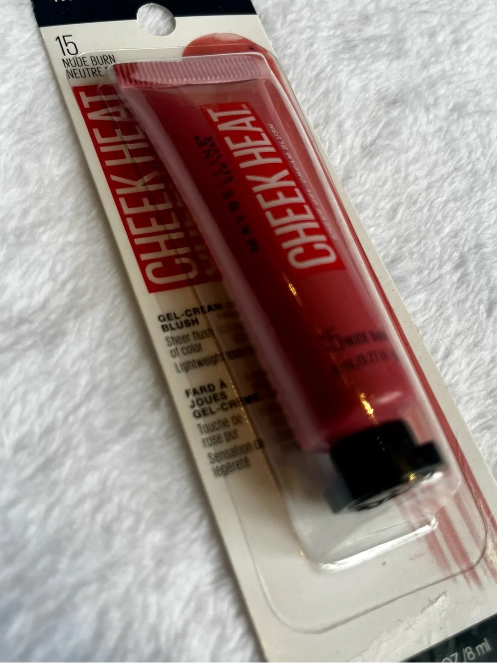 *3/$15, Maybelline Cheek Heat Sheer Gel-Cream Blush - Nude Burn 15